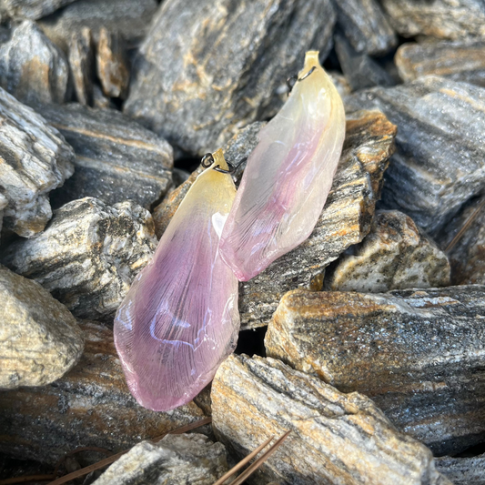 Pink tulip petals