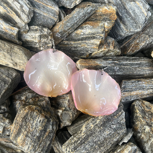 Pink rose petals